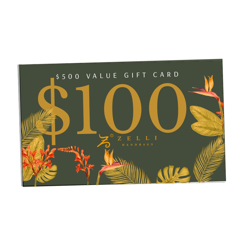 $100 - Zelli Handbags Gift Card - Zelli Handbags
