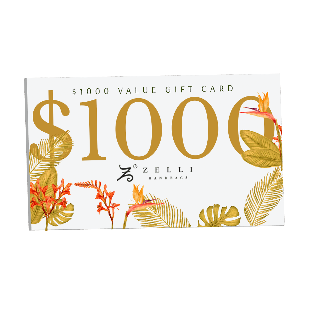 $1,000 - Zelli Handbags Gift Card - Zelli Handbags