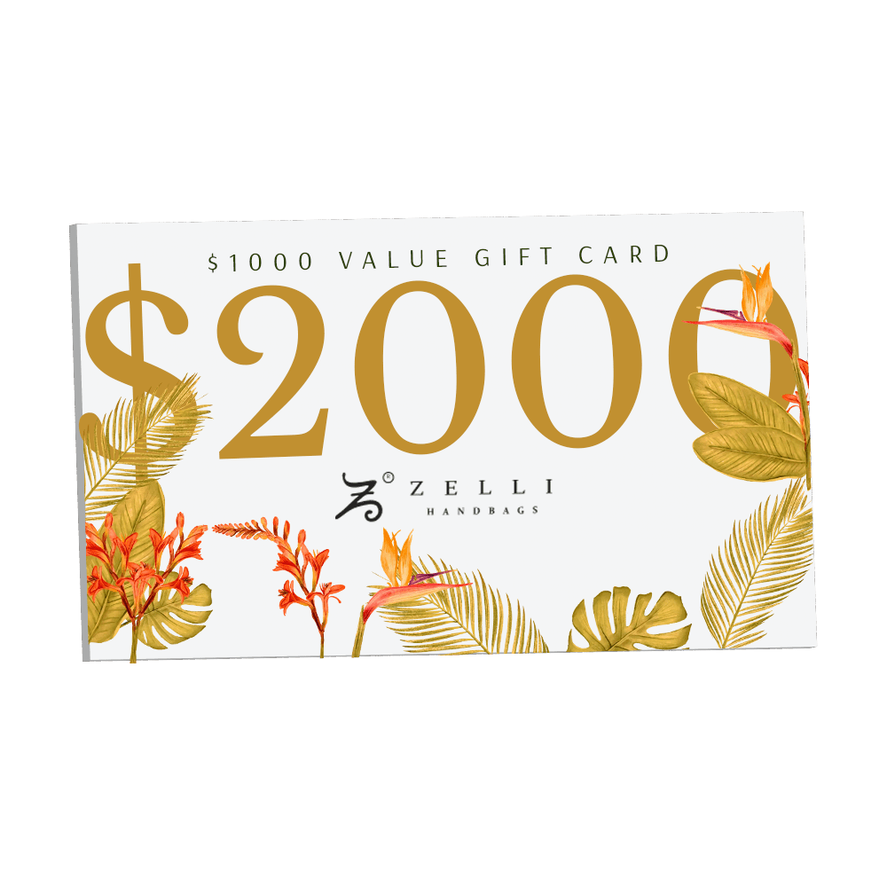 $2,000 - Zelli Handbags Gift Card