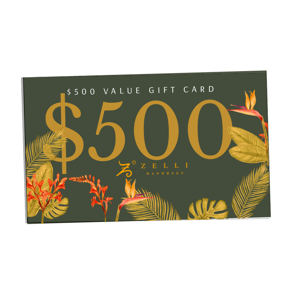 $500 - Zelli Handbags Gift Card - Zelli Handbags