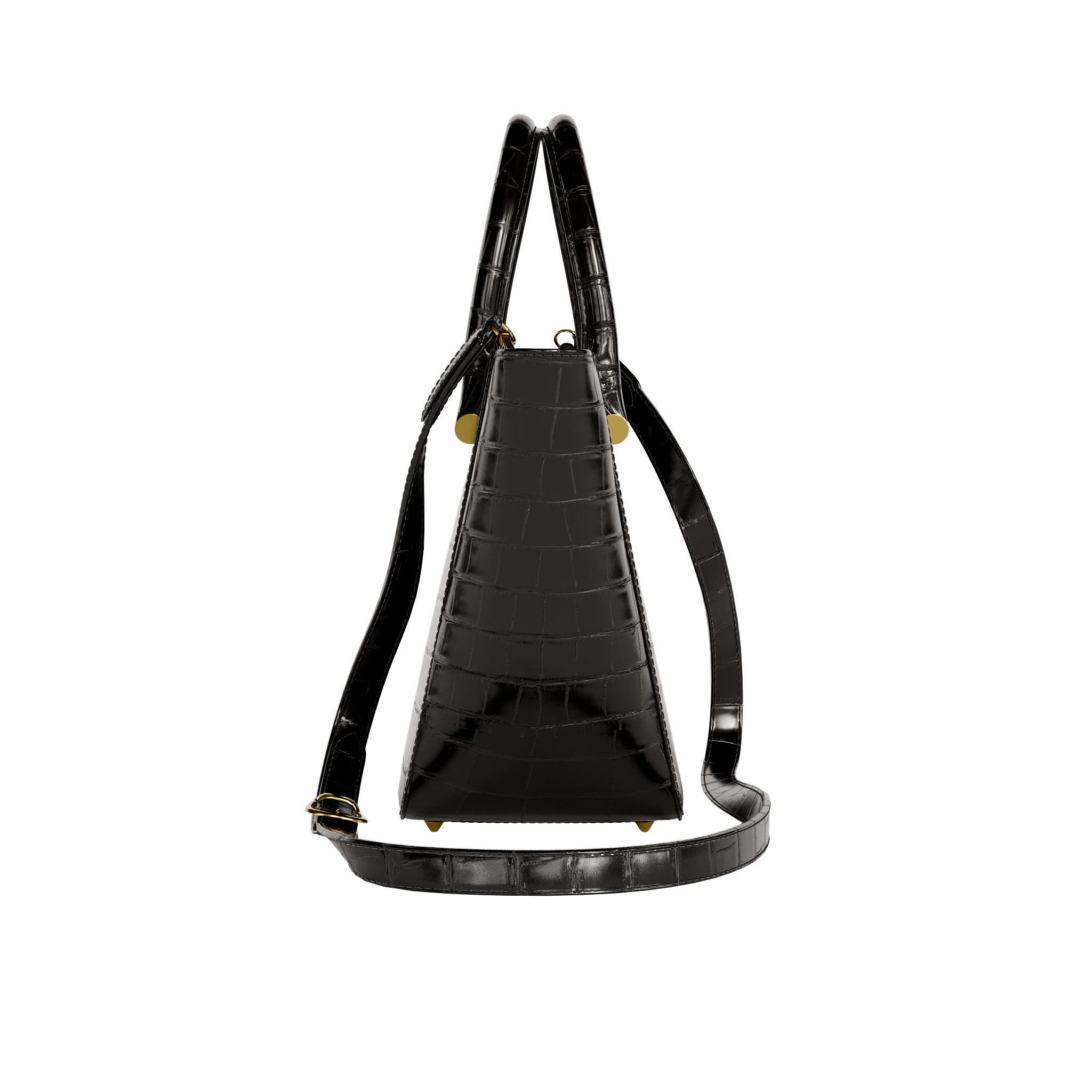 Black Authentic Alligator Tote