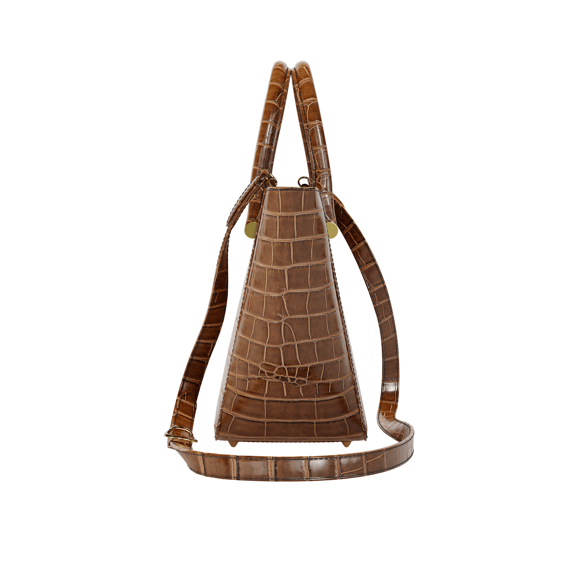 Authentic Brown Alligator Luxury Tote