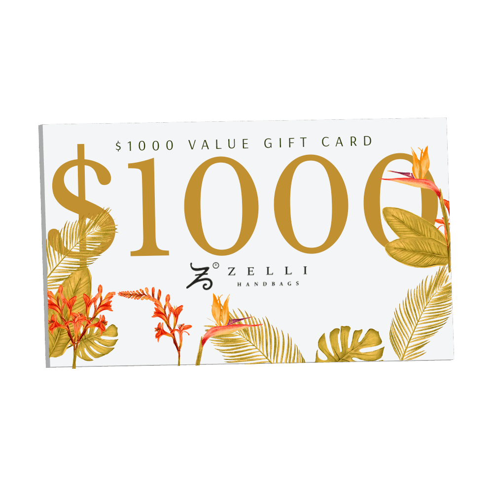 $1,000 - Zelli Handbags Gift Card