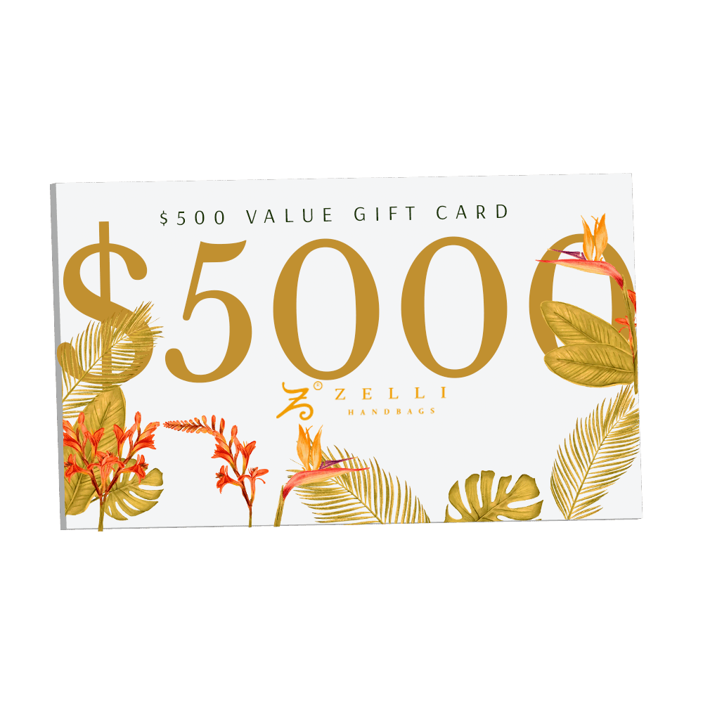 $5,000 - Zelli Handbags Gift Card