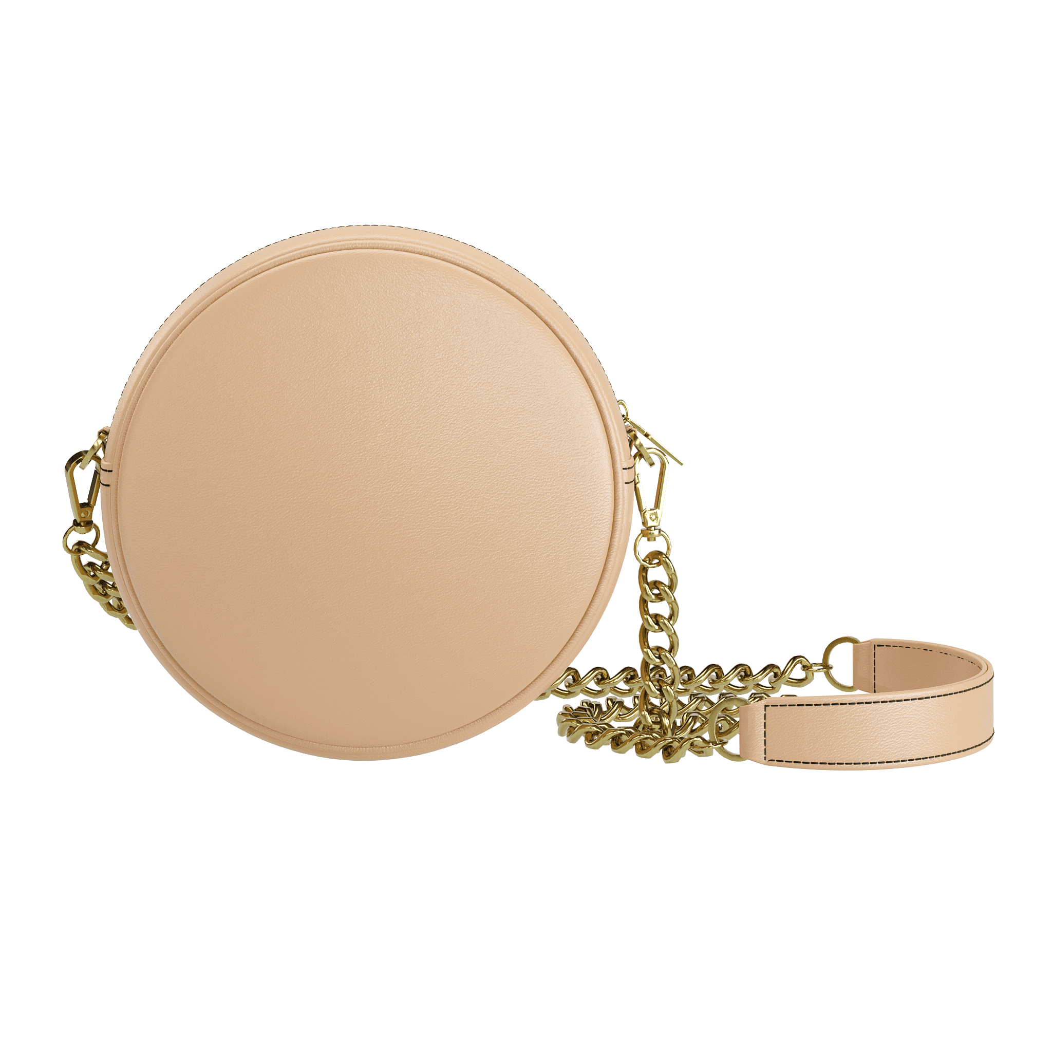 Casual Round Handbag In Patina - Zelli Handbags