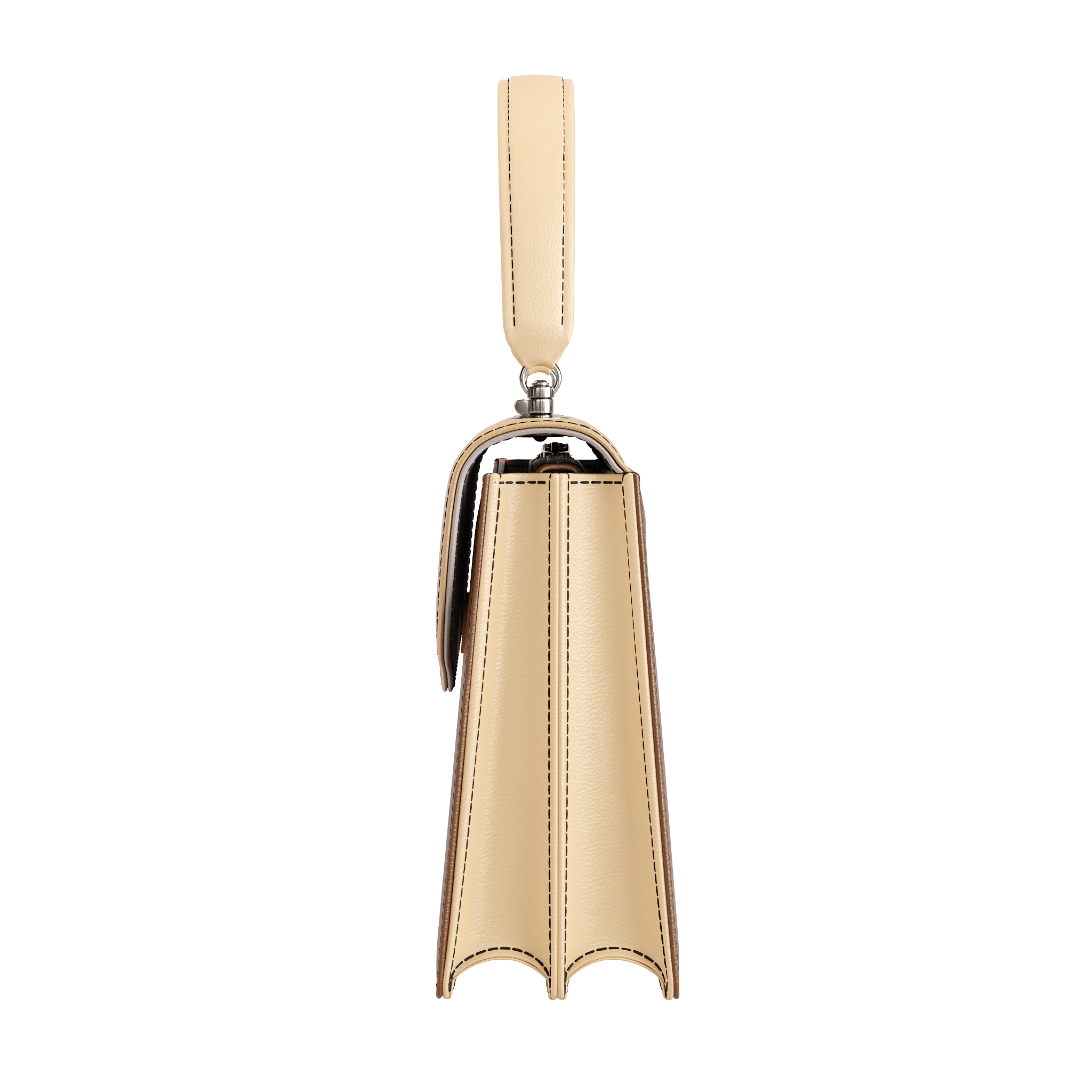 Classic Handbag In Three Tone Vachetta Leather - Zelli Handbags