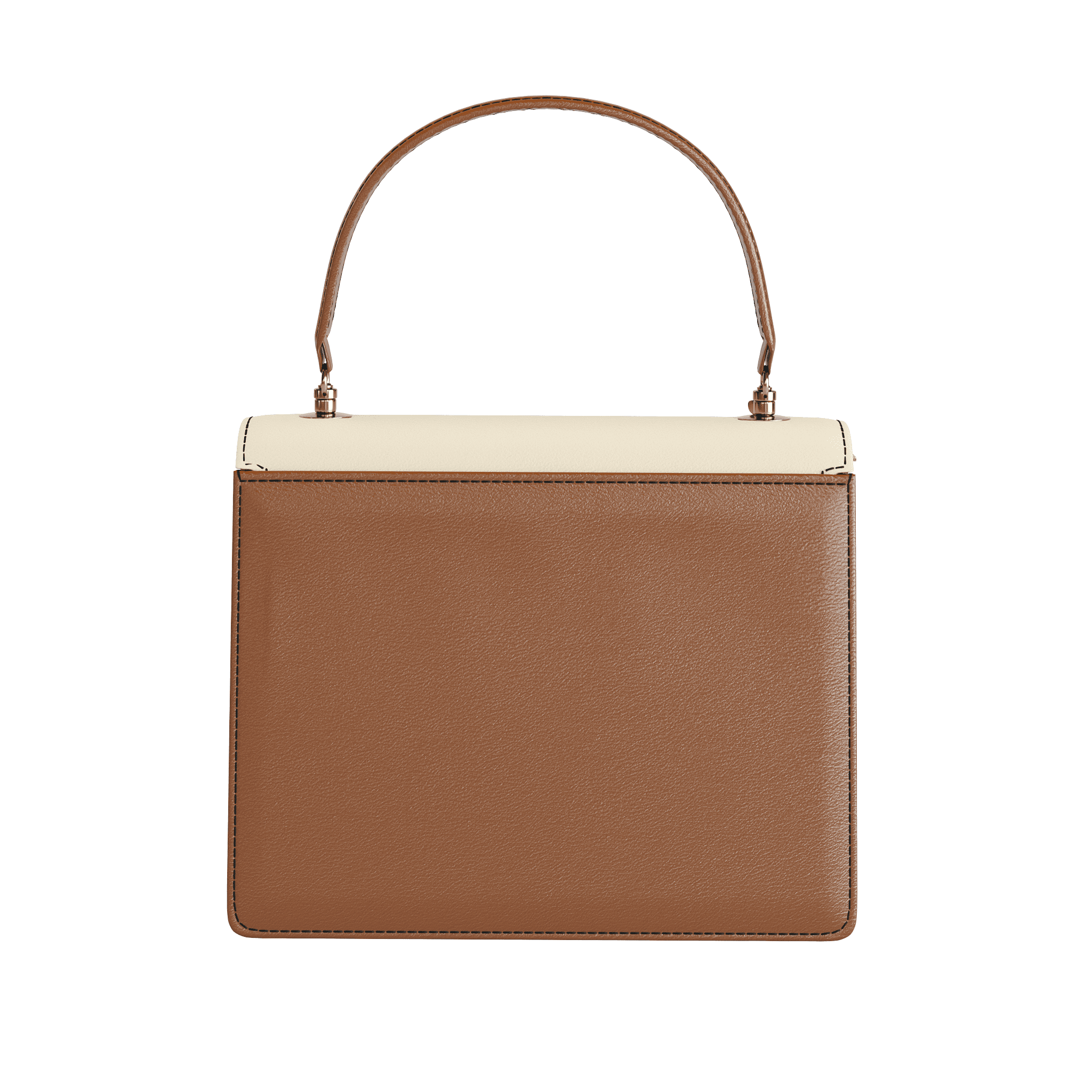 Two Tone Vegetable Tanned Classic Handbag - Zelli Handbags